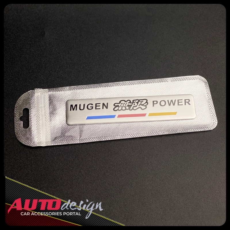 Emblem Mobil Honda JDM Mugen Bahan Aumunium Sheet Best Quality