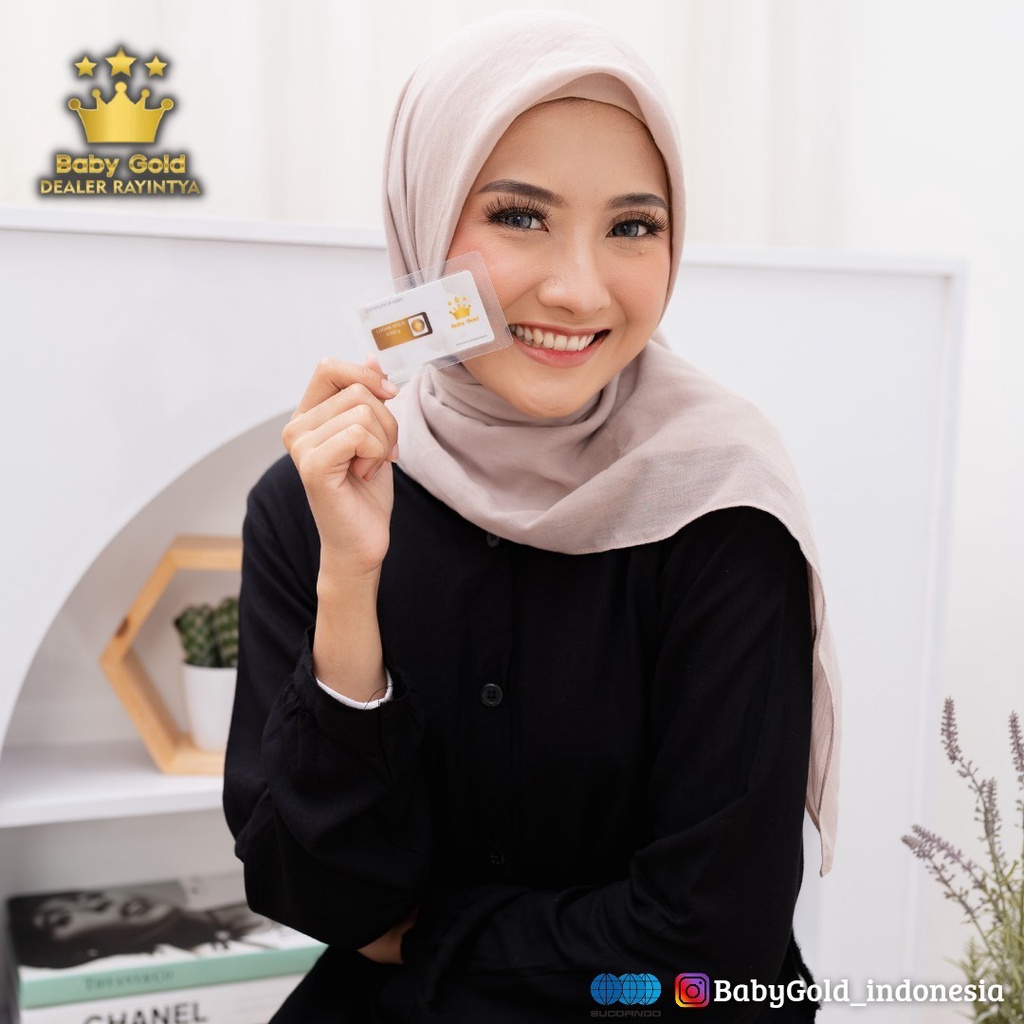 LOGAM EMAS ASLI 24karat kecil mini batangan 0.005 gram 24 karat Babygold Baby Gold minigram microgram minigold mini gold asli