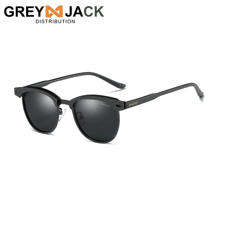 

Grey Jack Kacamata Hitam Retro classic Wanita Feminin Trend Sunglasses Polarized 0911