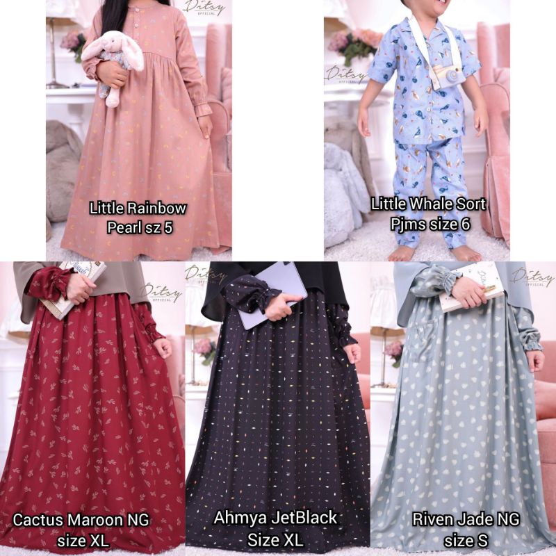 Ditsy Series edisi Maret 2022 | Little Short Whale Pajamas