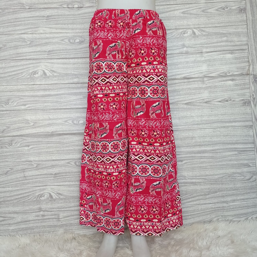 Kulot panjang katun motif keren-motif no.7