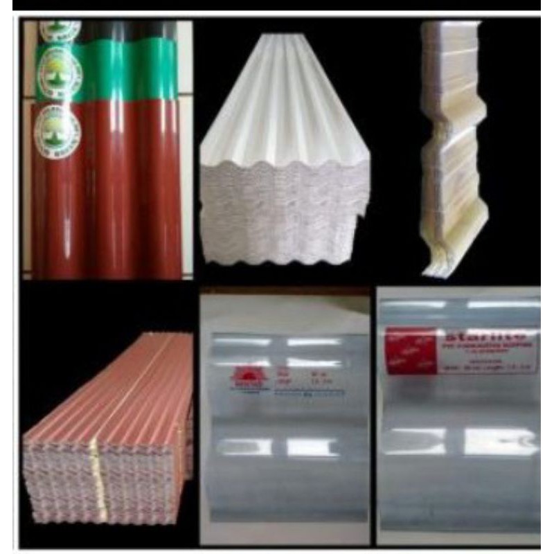 atap pvc gelombang multi green
