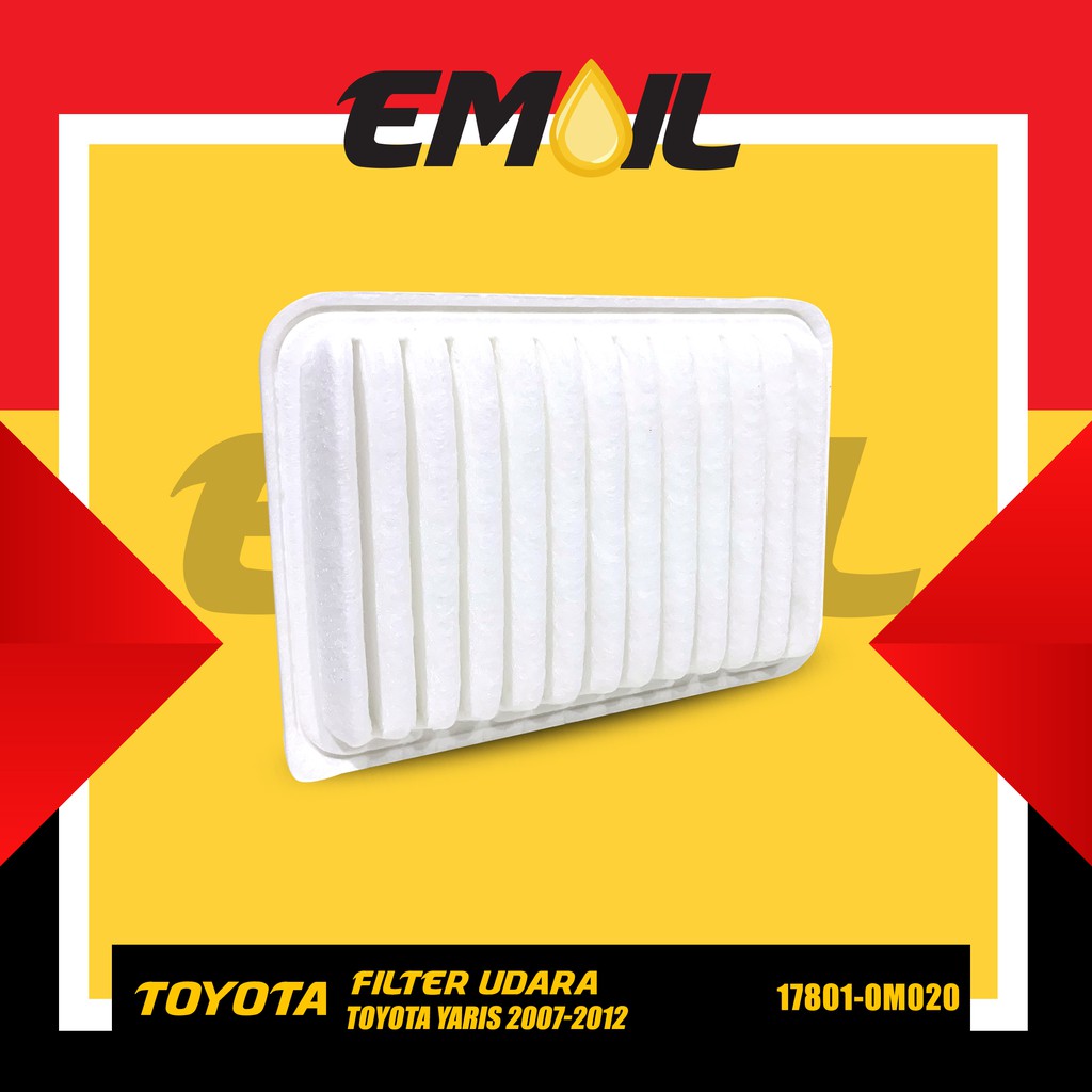 FILTER UDARA / SARINGAN UDARA / AIR FILTER TOYOTA YARIS 2007-2012 / 71801-0M020