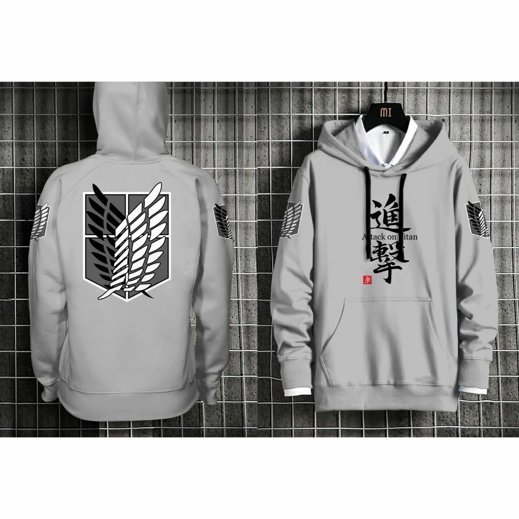 AMOSJKT28.ATASAN LENGAN PANJANG/SWEATER/JAKET/HOODIE ATTACK ON TITAN