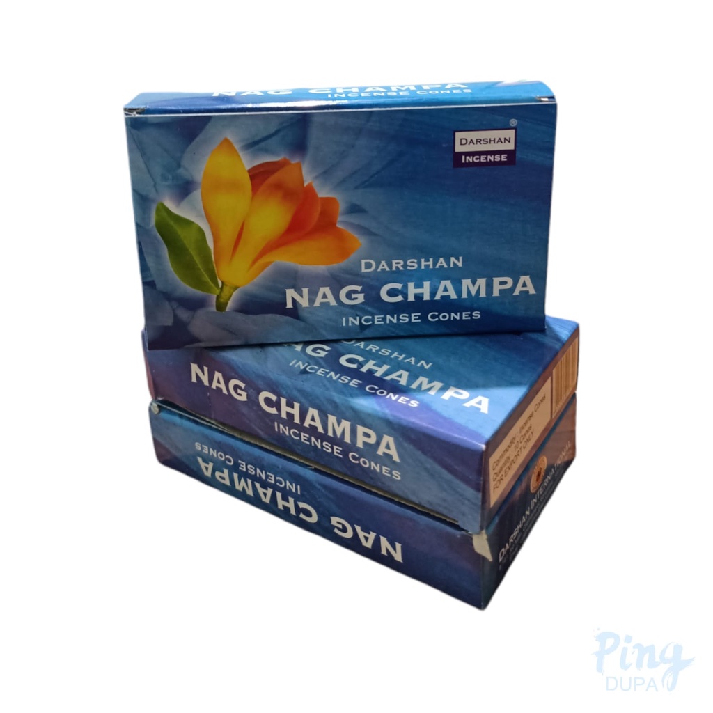 Dupa Tumpeng Nag Champa Cone By Darshan India Isi 10 Pcs