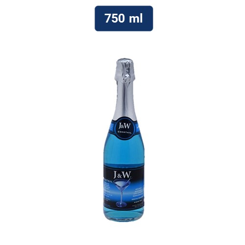 J & W Blue Cocktail Minuman Soda 750 mL