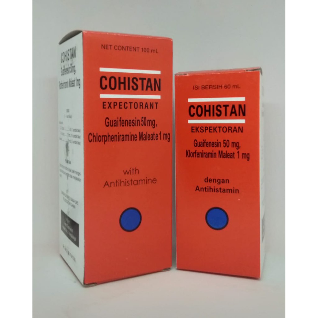 Cohistan Sirup - Obat Batuk Berdahak dengan Antihistamin