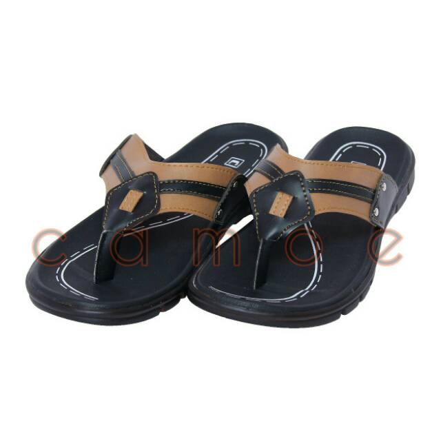 SANDAL PRIA CAMOE C12 HITAM
