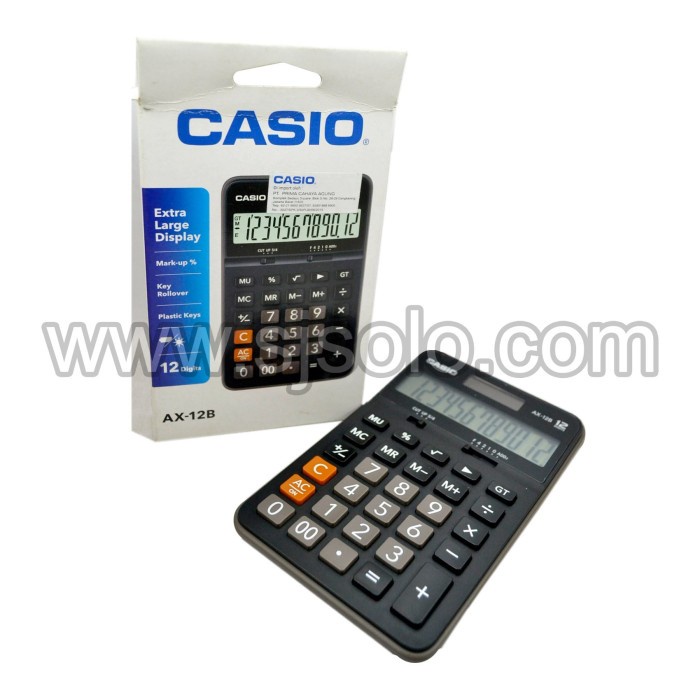 

Kalkulator CASIO AX-12B Electronic Calculator 12 Digits AX-12B