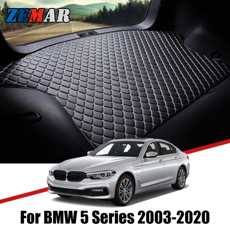 Matras Bagasi Mobil Bahan Kulit Premium Untuk BMW F10 G30 E60 F07 5 Series 2003-2019 2020 2021