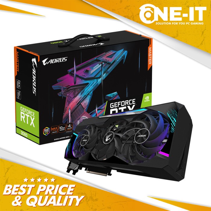 VGA Gigabyte AORUS GeForce RTX 3080 MASTER 10G 10GB GDDR6X