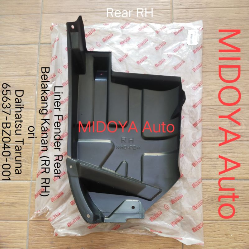 Liner Fender Rear Belakang Daihatsu Taruna ori