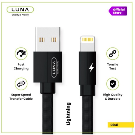 Kabel Data/Lightning LUNA Fast Charging for iPhone