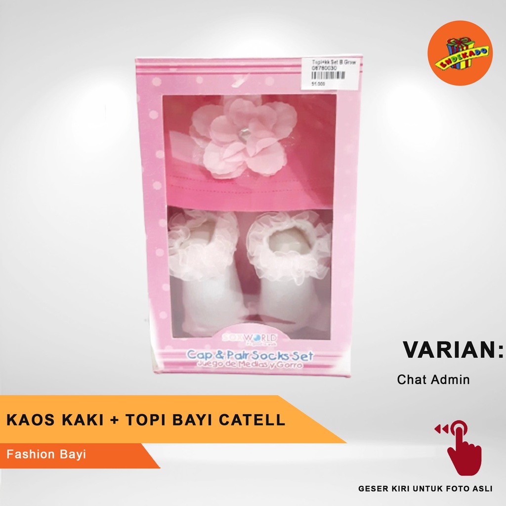 KAOS KAKI + TOPI BAYI CATELL - Fashion Bayi