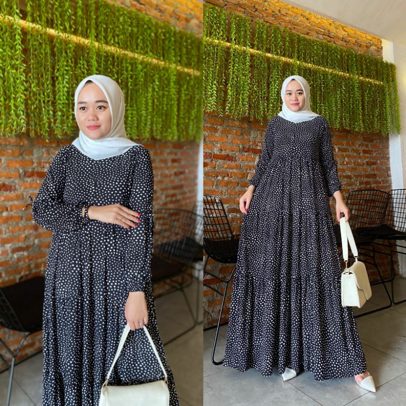 GAMIS JERSEY  PREMIUM MOTIF MODEL SUSUN UMPAK | RFILLY