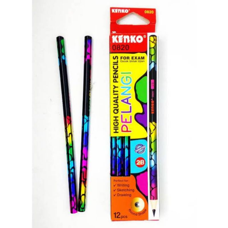 

Pensil 2B KENKO 0820 Pelangi (12pcs)