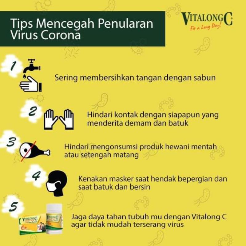 VITALONG C VITAMIN C AMAN DI LAMBUNG BAIK UNTUK DAYA TAHAN TUBUH ANTI VIRUS