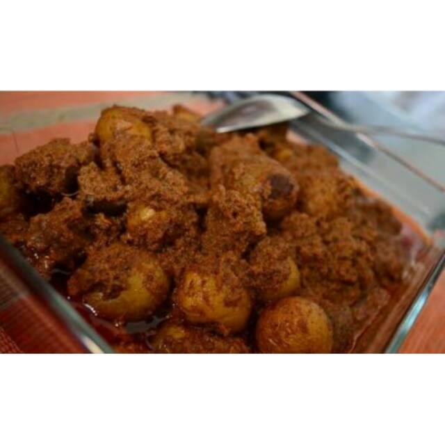 

Rendang + kentang kecil