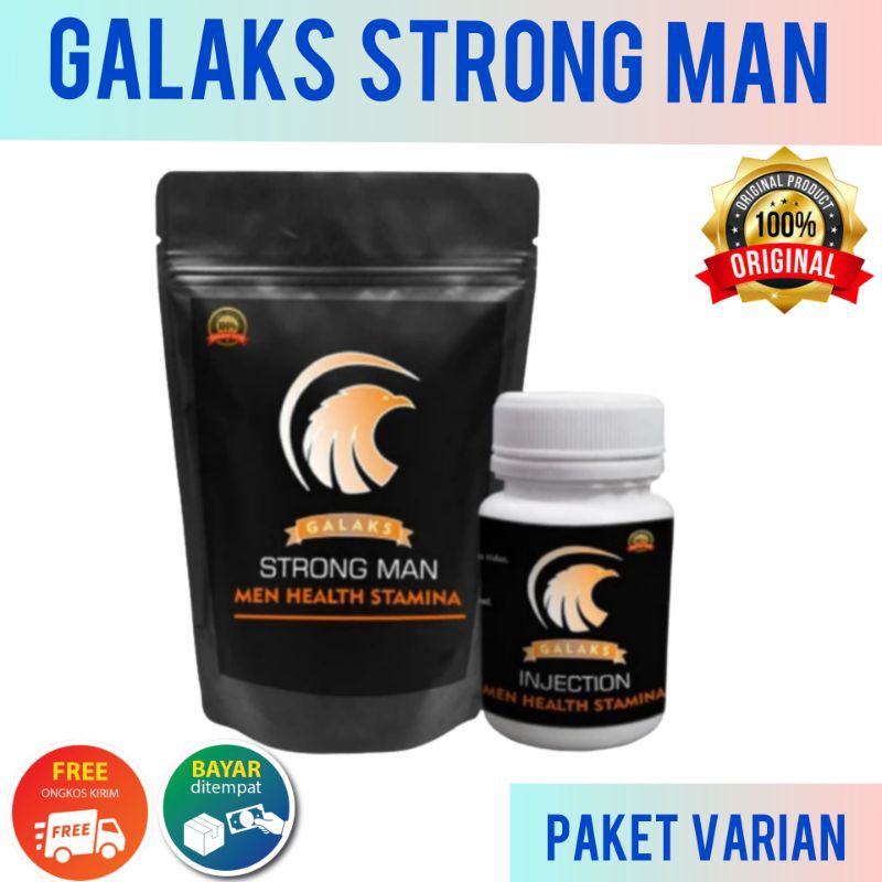 BISA COD ~ OBAT KUAT STAMINA PRIA / GALAKS STRONG MAN - PAKET VARIAN