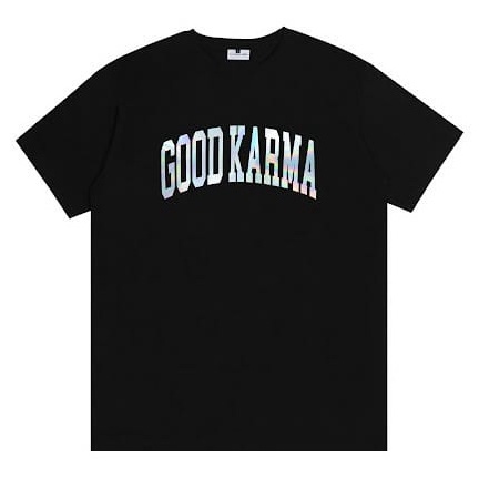 Tshirt Baju Kaos Distro GoodKarma Hologram / Kaos Distro Pria Wanita