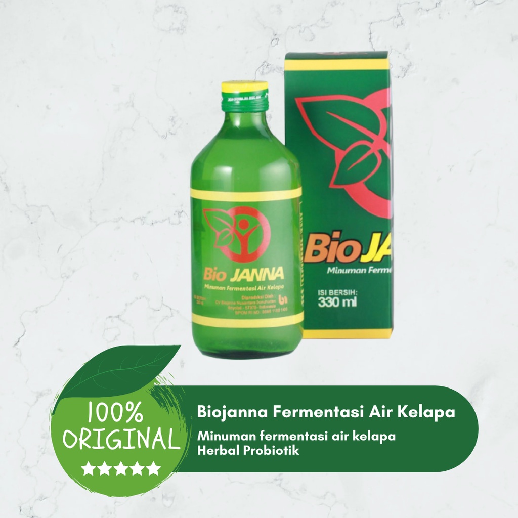 

BIO JANNA | BIOJANNA Minuman Probiotik Fermentasi Air Kelapa BPOM