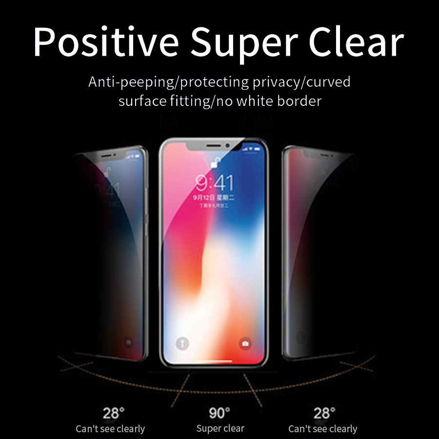 HYDROGEL Anti Spy IPHONE X XR XS MAX 11 12 13 MINI 11 12 13 14 PRO MAX 14 plus 7 8 se2 se3 se 7+ 8+ Anti Gores Screen Guard