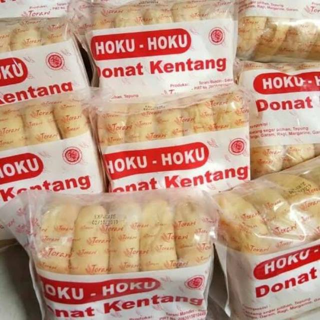 

HOKU-HOKU Donat Kentang dan Labu Kuning (Waluh) isi 10