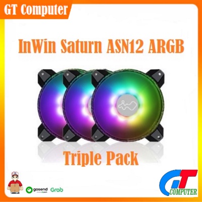 InWin Saturn ASN12 ARGB Fan - 120mm RGB Case Fan (Triple Pack)