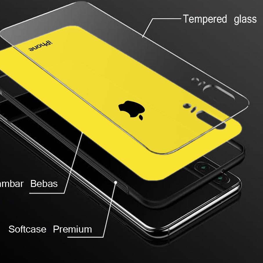 {MURMER} Softcase Glass Kaca [M154] Oppo A3S A1K A71 A5S A83 A37 A37F - Case Hp Oppo A3S A1K A71 A83