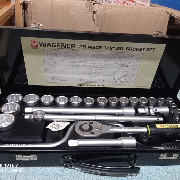 TST | WAGENER konci sok set-kunci set 25 pcs 1/2"