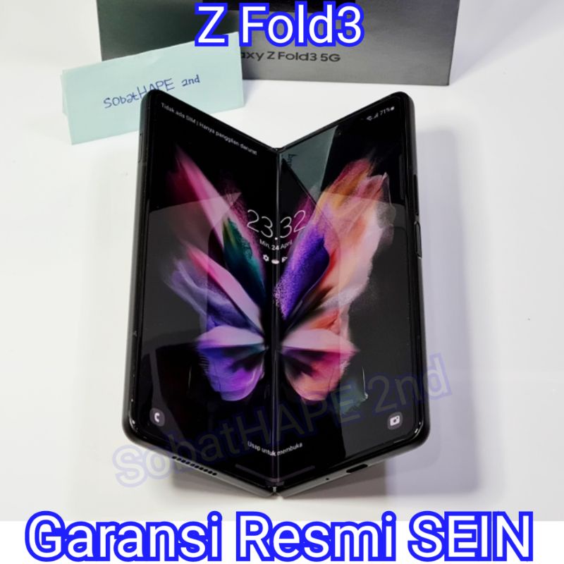 HP Samsung Z Fold 3 256GB 512GB Resmi SEIN 2nd Dual Sim Fullset ZFold3 5G
