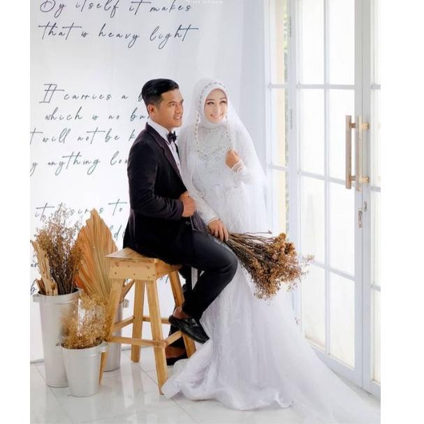 [PRODUK AGCYC] background foto kain motif tulisan 150X300cm HEM