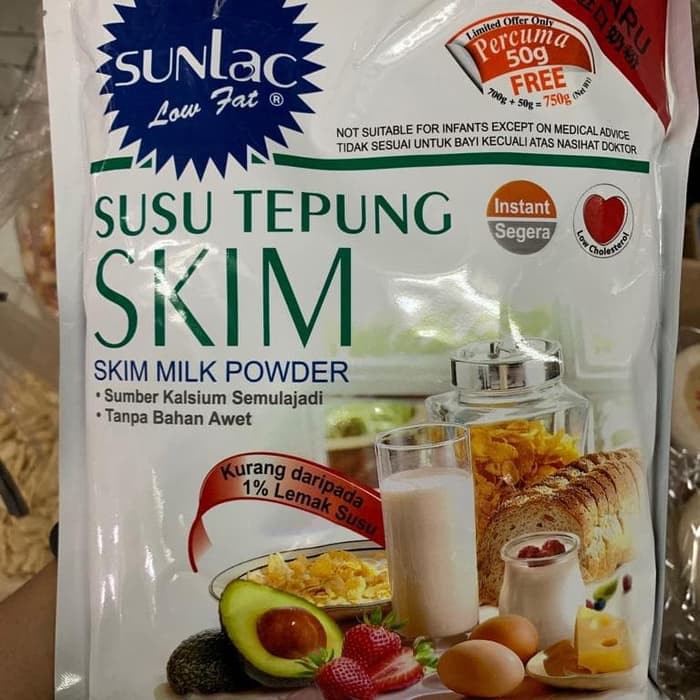  Susu Skim  Milk Powder SunLac Shopee Indonesia