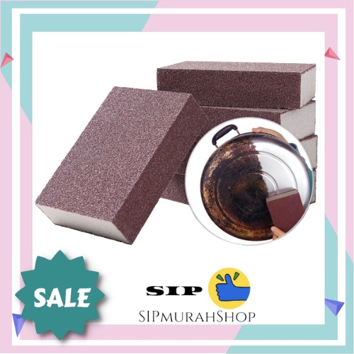 PEMBERSIH KERAK KARAT  Cleaner Spons Pembersih Kerak Magic Sponge Alat Panci Wajan Penggosok Gosok Gosokan Wastafel Kamar Strongwell Brush Pembersih Karat Besi Nano Melamine Magic Sponge