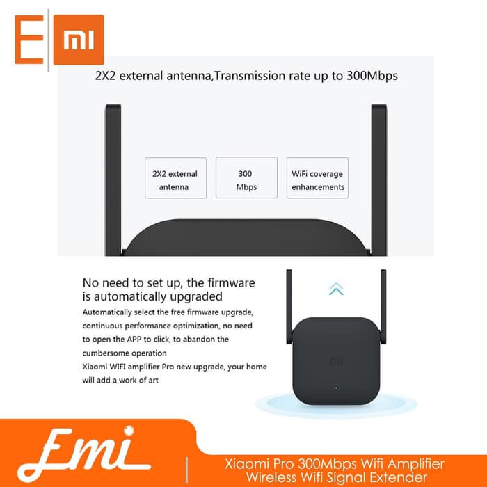 Pro 300Mbps Wifi Amplifier Wireless Wifi Signal Extender By EMI