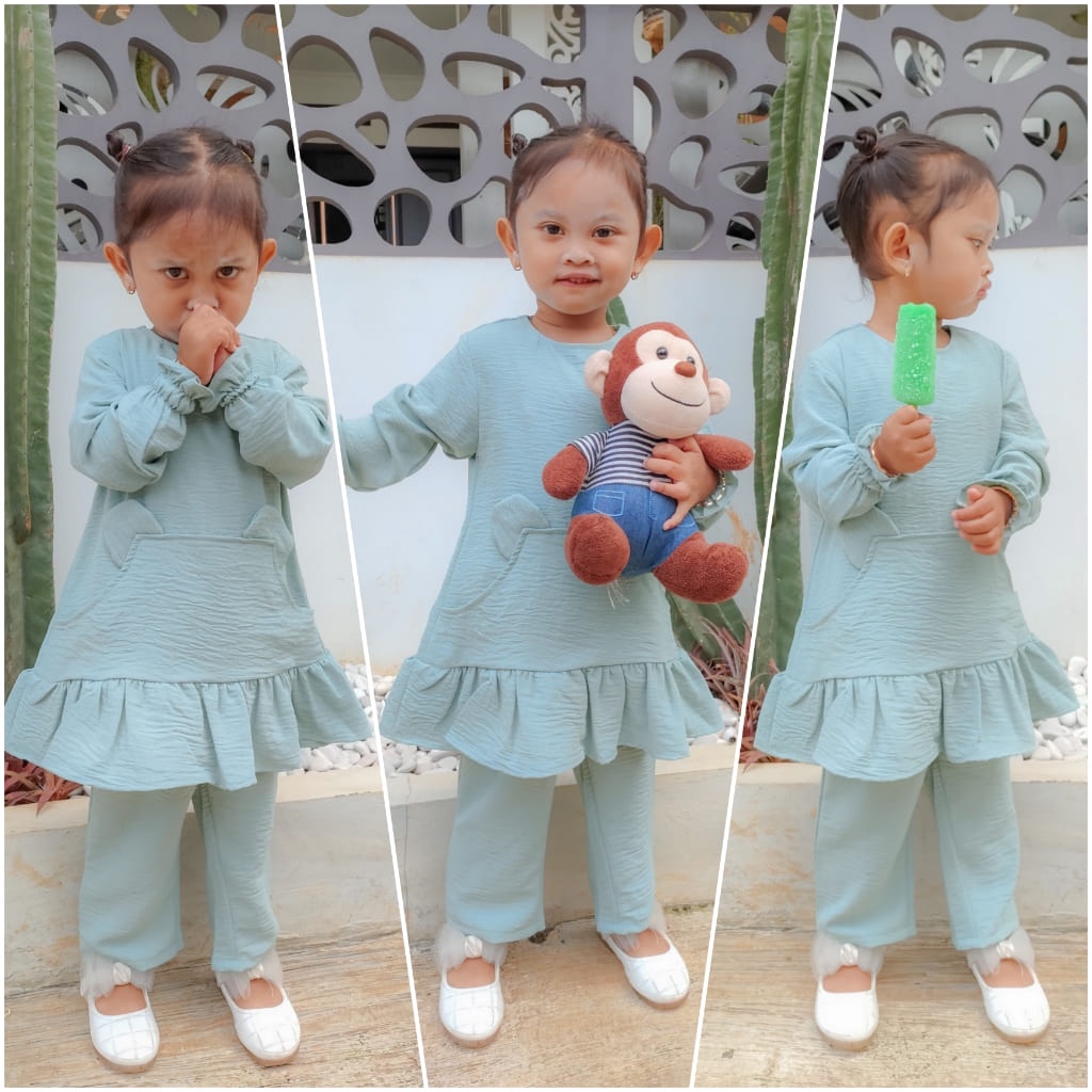 FAYRA KIDS SET/ SETCEL ANAK TERBARU NYAMAN PAKAI