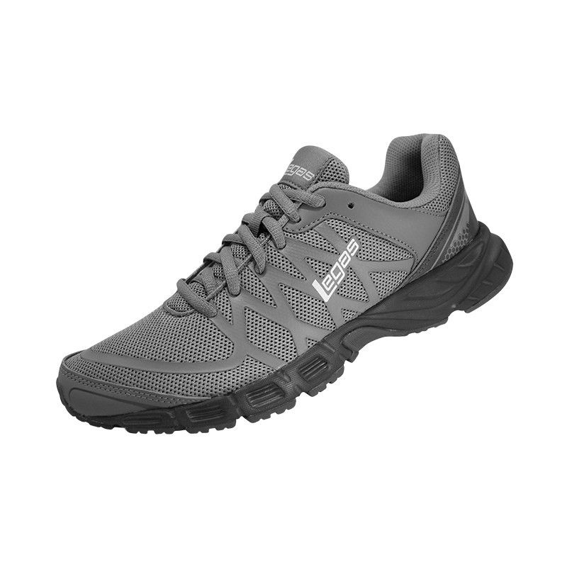 Sepatu League Legas Abu Pria Evo La M Running Shoes Cowo Original