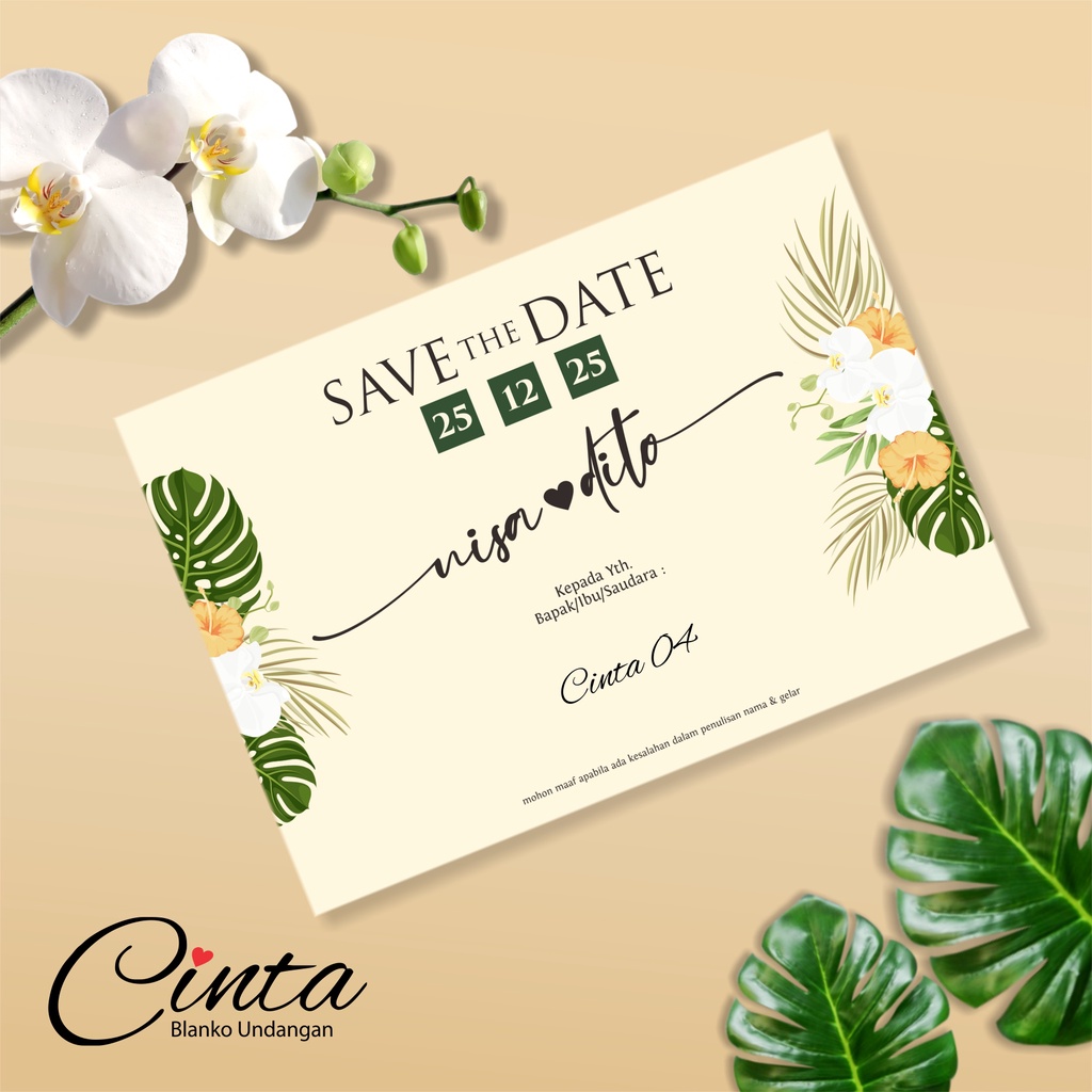 BLANGKO UNDANGAN KOSONG CINTA 04 - BLANKO UNDANGAN KOSONGAN