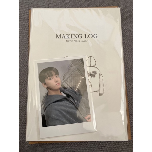 Jungkook Making Log + PC Merch by BTS hoodie