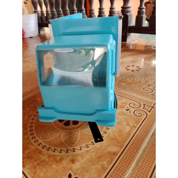 miniatur truk kayu jumbo