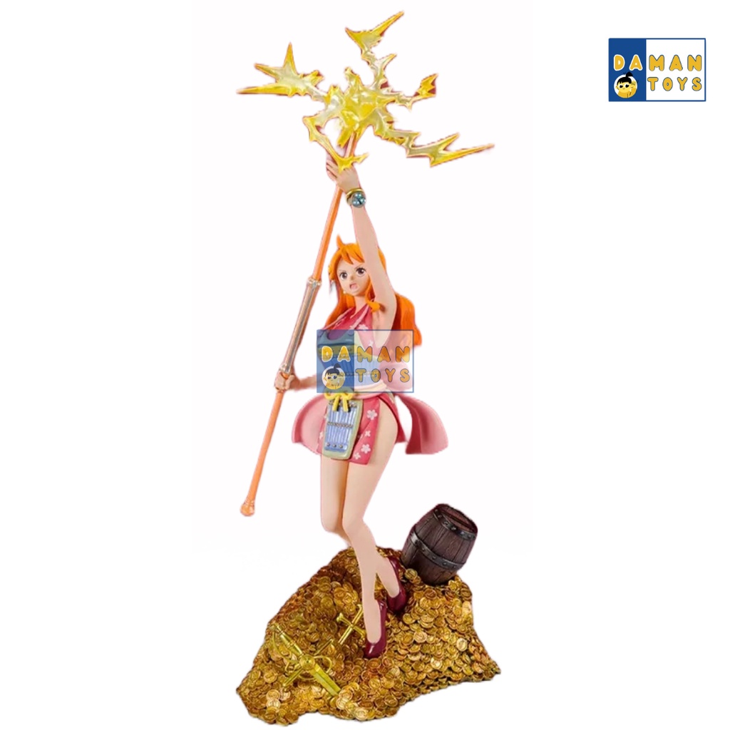 Action Figure Monkey D. Luffy Nami Zoro One Piece Coin Treasure Koleksi Patung Pajangan  Figuarts Zero