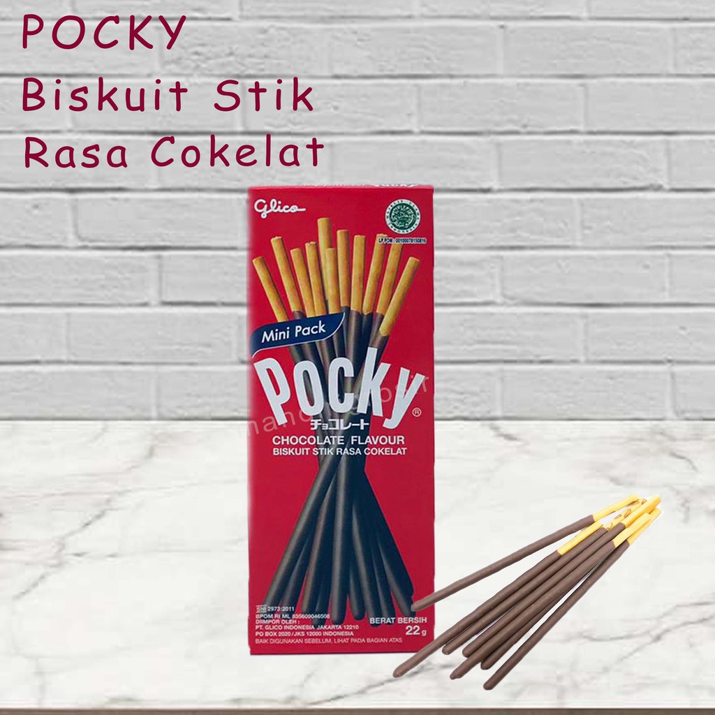 CHOCOLATE FLAVOUR *POCKY * BISKUIT STIK RASA COKELAT * 22g