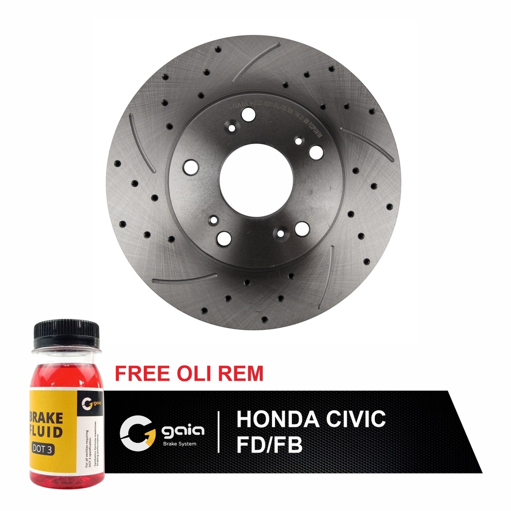 Jual BRAKE DISC ROTOR HONDA CIVIC FD FB ORIGINAL GAIA Shopee Indonesia