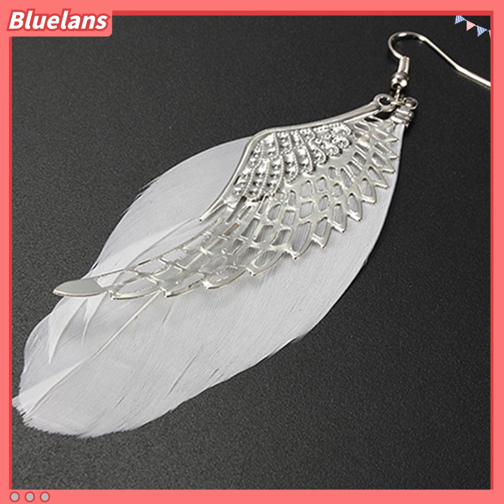 Anting Kait Desain Sayap Malaikat Bahan Alloy Untuk Hadiah