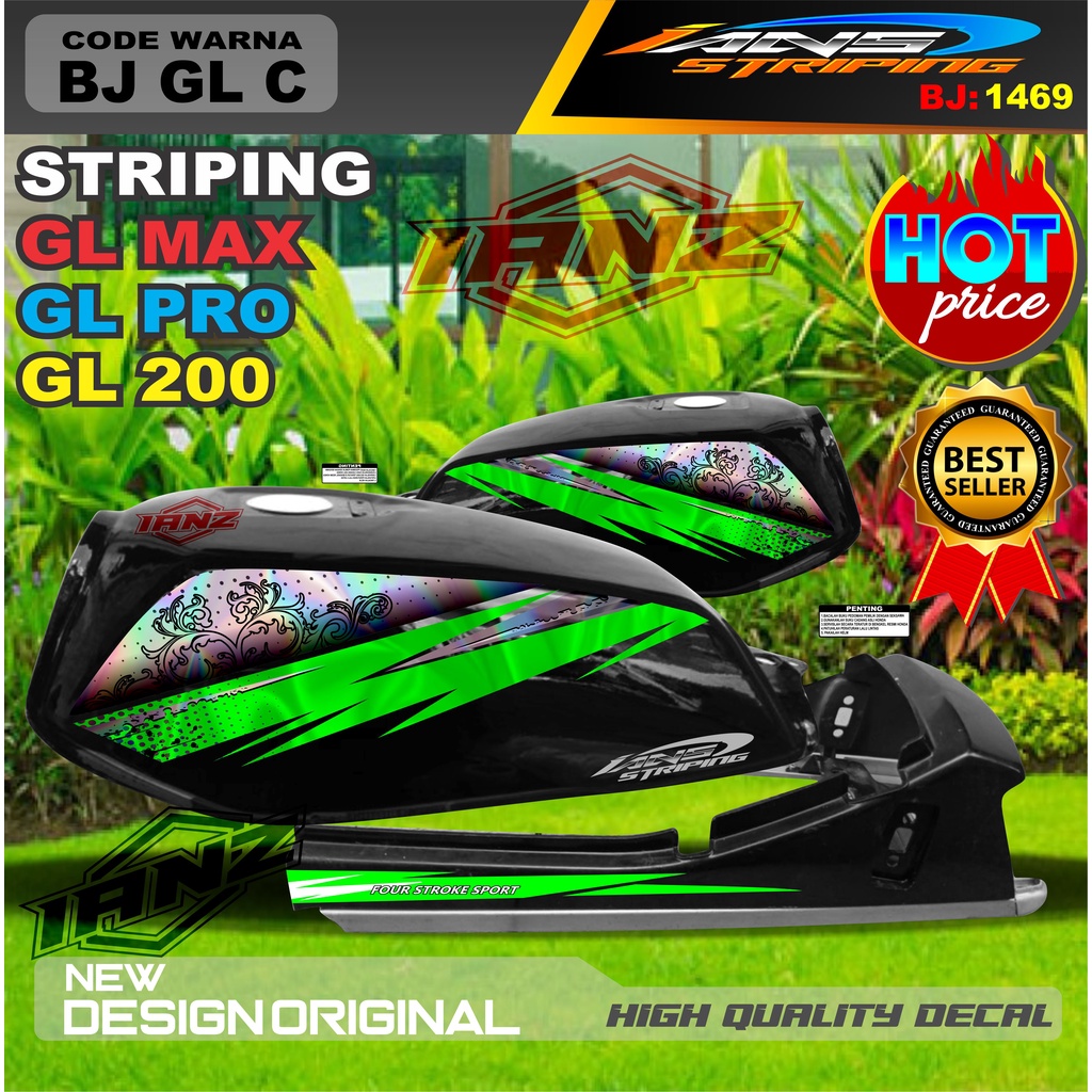 STRIPING STIKER GL PRO VARIASI HOLOGRAM / STRIPING GL PRO MAX VARIASI HOLOGRAM / STRIPING GL