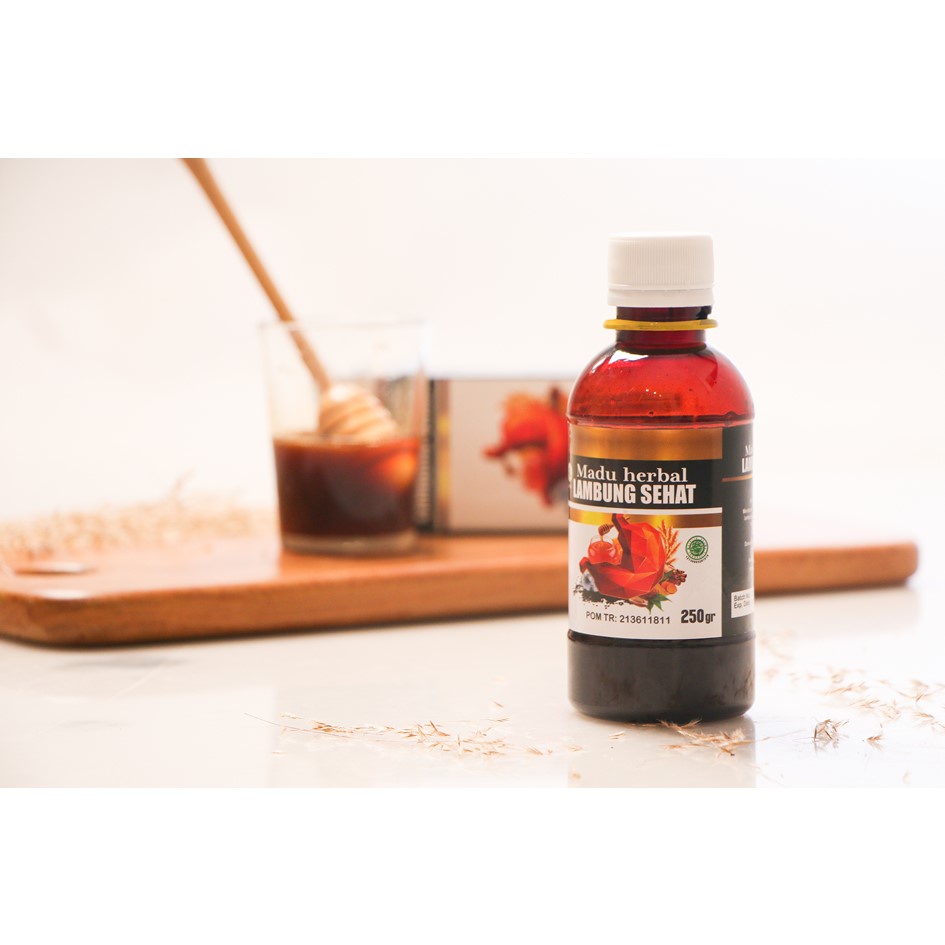 Madu Obat Herbal Asam Lambung 250 Gram Solusi Sehat Lambung BPOM 100% Original Aman Untuk Anak Dan Dewasa
