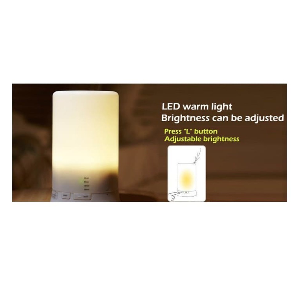 Ultrasonic Air Humidifier Diffuser Essential Oil Aroma Terapi Pelembab Udara