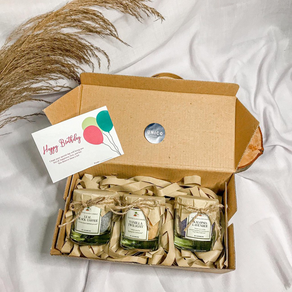 

Lilin Aromateraphy Hampers / Gift Box Lebaran Ramadhan Wedding Graduation / Gift Box Birthday