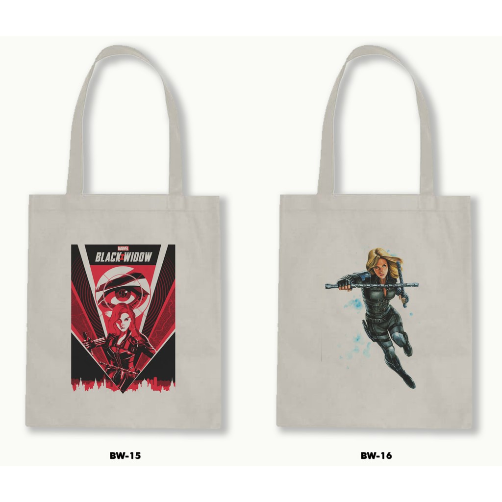 TOTE BAG BLACU - BLACK WIDOW .01