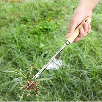Alat Pencabut Rumput Liar Manual Bahan Stainless Steel UTK Kebun Taman-1